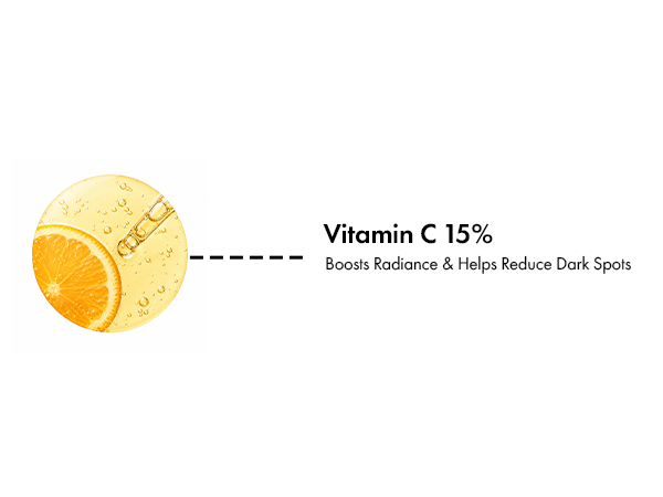 D'CLARA Vitamin C Serum 15% + Ferulic Acid & Hyaluronic Acid | Brightening Face Serum | 30ml