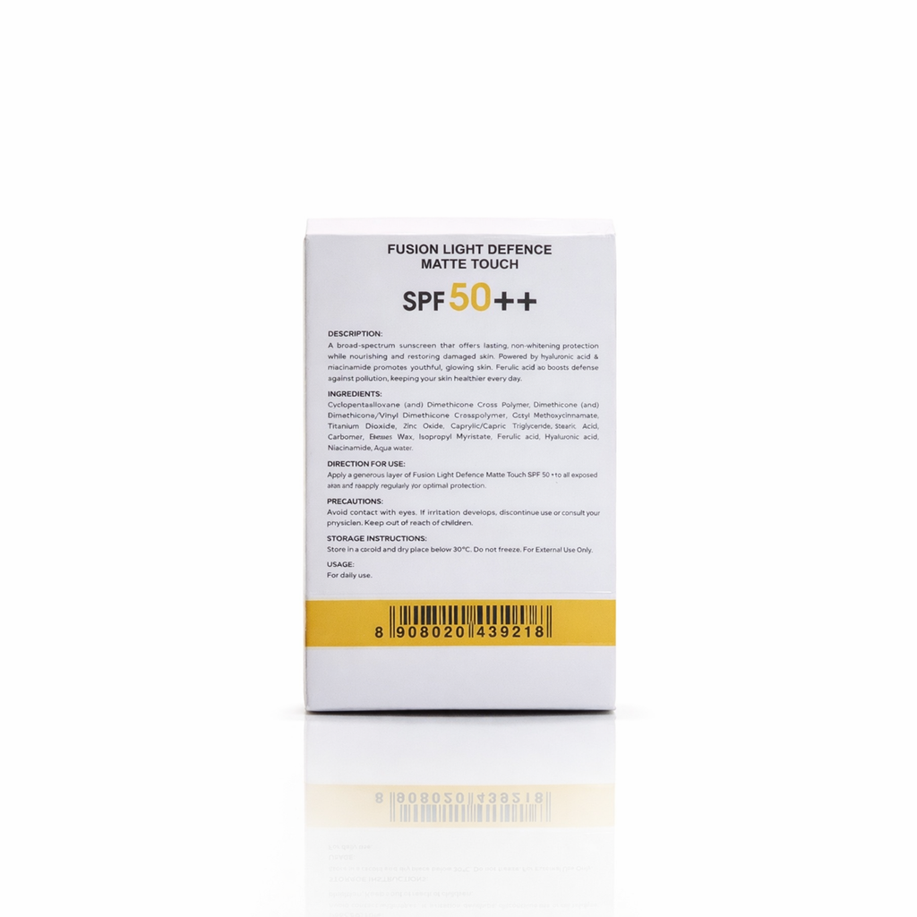 D'CLARA SPF 50+ PA++++ Sunscreen | Broad Spectrum UVA & UVB Protection | With Niacinamide, Hyaluronic Acid & Ferulic Acid | Matte Finish | Zero White Cast | Lightweight Daily Sunscreen | 50g**