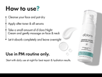 D'CLARA Advanced Barrier Repair Night Cream | Ceramides, Peptides & Hyaluronic Acid | 50 Gms
